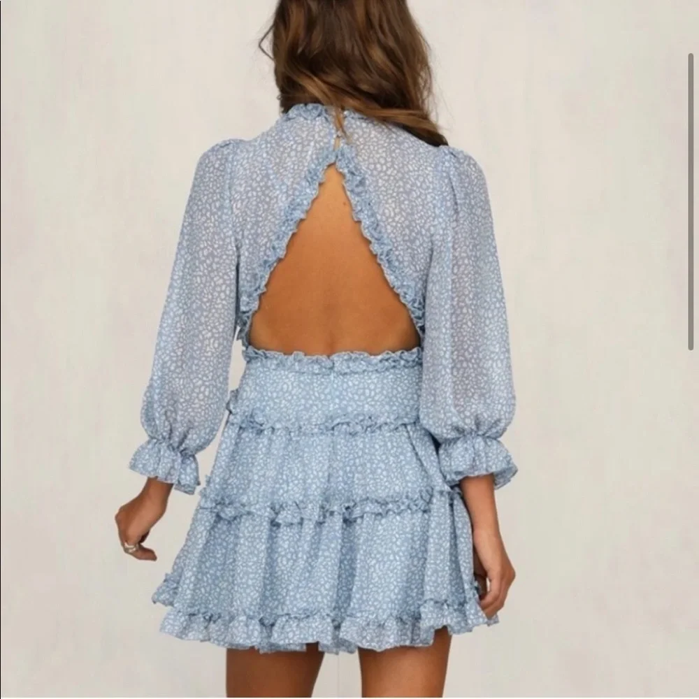 Backless Boho Dress